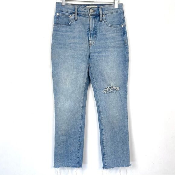 Madewell The Petite Perfect Vintage Jean Rosabelle Wash Comfort Stretch 25P - Picture 1 of 7